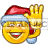 Santa emoticon clipart. Royalty-free image # 127326