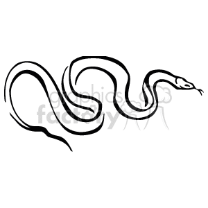  snakes snake   Anmls068B_bw Clip Art Animals 