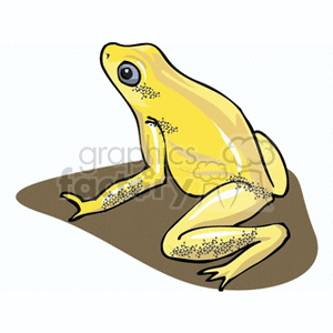 frog frogs water animals amphibian amphibians  frog010.gif Clip+Art Animals Amphibians yellow poison arrow dart tree 