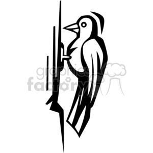 Abstract woodpecker  clipart. Royalty-free image # 130218