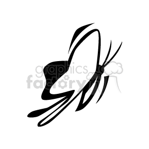 butterfly white and black  clipart. Royalty-free image # 130792