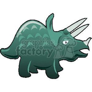 cartoon triceratops clipart. Commercial use image # 131247