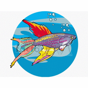 fish204 clipart. Commercial use image # 132458
