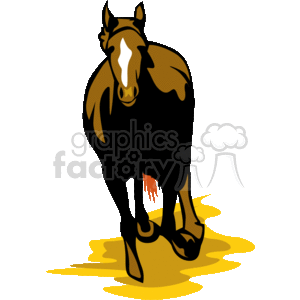 0006_horse clipart. Commercial use image # 132730