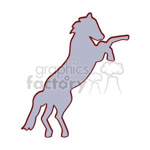 horse407 clipart. Commercial use image # 132795
