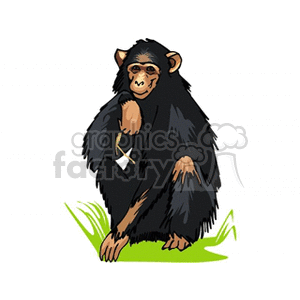 monkey9 clipart. Royalty-free image # 133239