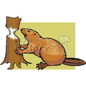 beaver  clipart. Commercial use image # 133612