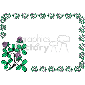 Flower border clipart. Commercial use image # 133892