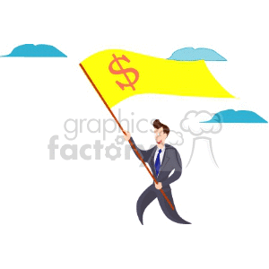   money flag flags suits suit man guy business  Business024.gif Clip Art Business 