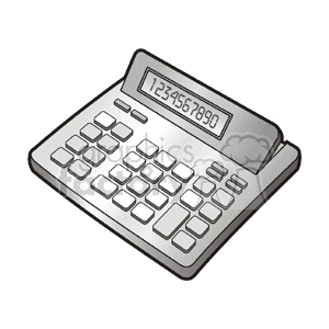   calculator calculators accounting accounted accountant financial Clip Art Business 