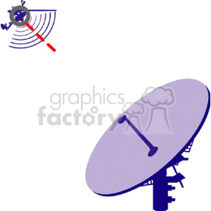   data radar satellite satellites data digital internet Clip Art Business 