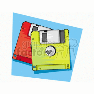 diskettes2 clipart. Commercial use image # 135235