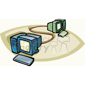   computer computers network networks internet networking  net.gif Clip Art Business Computers 