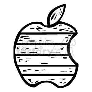 apple design clipart. Royalty-free image # 136062