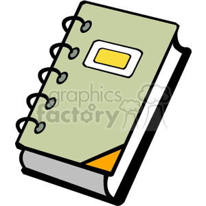   appointment book manual manuals books  BOS0115.gif Clip Art Business Supplies 