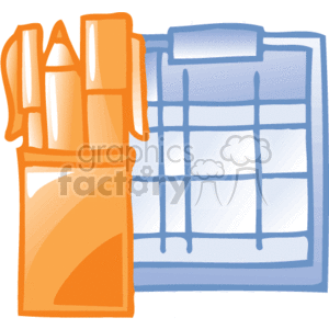 office supplies clipart. Commercial use image # 136670