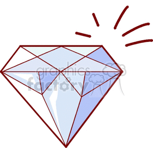 Shiny cut diamond animation. Royalty-free animation # 137978