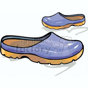 slippers clipart. Royalty-free image # 138344