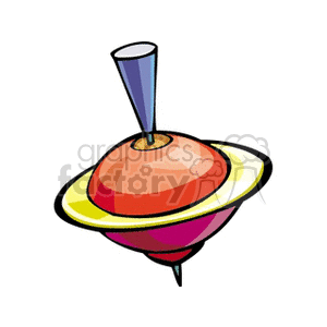   spinning top toy toys spin tops  whirligig.gif Clip Art Entertainment 