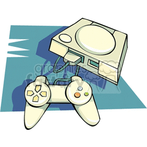 A Gaming Console PS1 clipart. Commercial use image # 140258