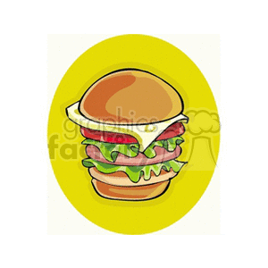   sandwich burger burgers cheeseburgers cheeseburger food  bigmak.gif Clip Art Food-Drink 