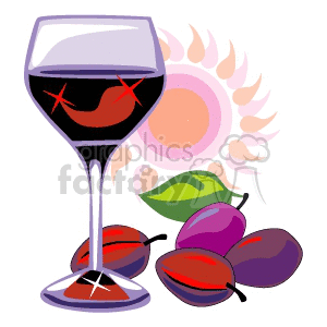  food wine glass   1004food002 Clip Art Food-Drink 