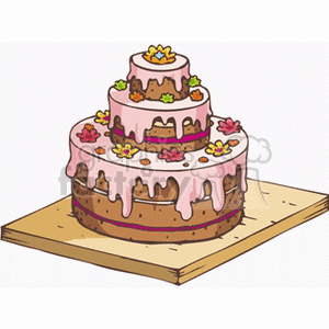   cake cakes dessert junkfood food  cake25.gif Clip Art Food-Drink Bakery 