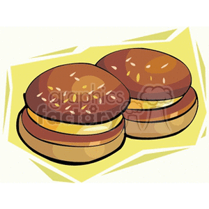   cheeseburger cheeseburgers burgers burger sandwich food hamburger hamburgers meat beef  cakes2131.gif Clip Art Food-Drink Bakery 