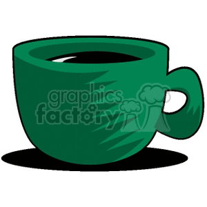 green cup clipart. Commercial use image # 141637