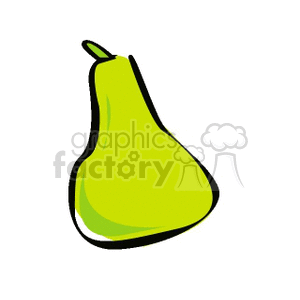fruit food pear pears  0630PEAR.gif Clip Art Food-Drink Fruit 