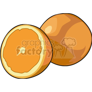   fruit food orange oranges  BFF0117.gif Clip Art Food-Drink Fruit 