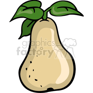   fruit food pear pears  BFF0119.gif Clip Art Food-Drink Fruit cartoon