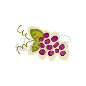   fruit food grapes grape  grapes_0100.gif Clip Art Food-Drink Fruit 