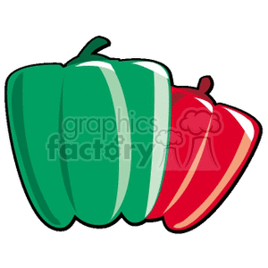 GREENPEPPERS01 clipart. Royalty-free image # 142265
