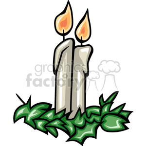 cartoon candles clipart. Royalty-free image # 142880