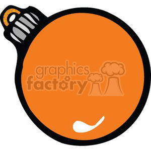 orange ornament clipart. Commercial use image # 143749