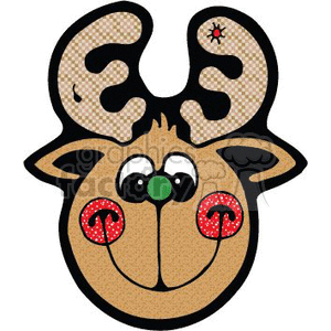 cartoon reindeer clipart. Commercial use image # 143885