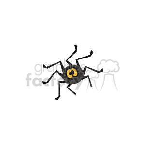 funny little spider clipart. Royalty-free image # 144729