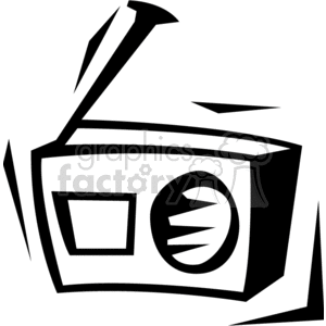   music radio radios stereo stereos  radio300.gif Clip Art Household Electronics 