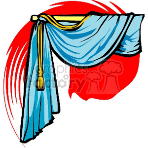 blue-curtains clipart. Commercial use image # 147517