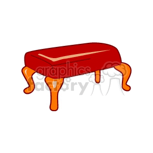   furniture foot rest  footrest500.gif Clip Art Household Furniture 