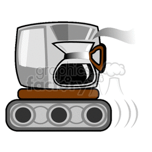 mobile coffee maker clipart. Royalty-free image # 147709