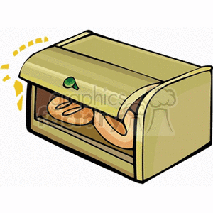   kitchen bread box  breadbin.gif Clip Art Household Kitchen 