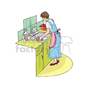 homewife4 clipart. Commercial use image # 147966