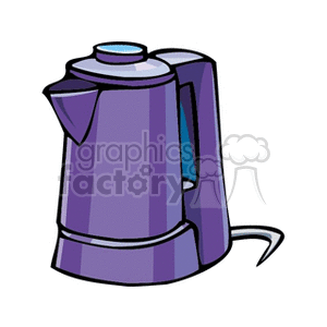   tea teapot teapots kettle kettles  kettle5.gif Clip Art Household Kitchen 