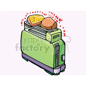   toaster toasters kitchen toast breakfast  toaster8.gif Clip Art Household Kitchen 