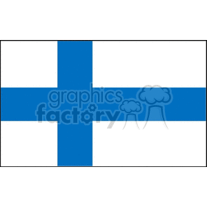 Finland Flag clipart. Royalty-free image # 148301