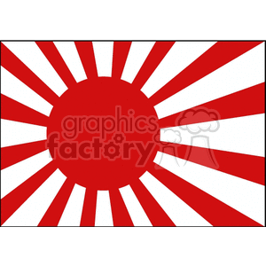 Japanese Naval  Flag clipart. Royalty-free icon # 148329