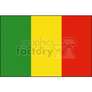 Flag of Mali clipart. Royalty-free image # 148345