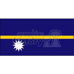 Blue Yellow Stripe White Sun Flag clipart. Commercial use image # 148357
